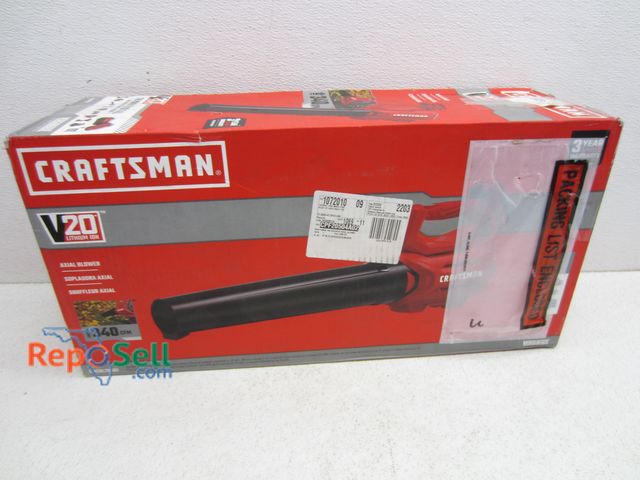 Lot 31-6230 - Craftsman Axial Blower; 20v Lithium Ion; Model CMCBL700D1; New in Box