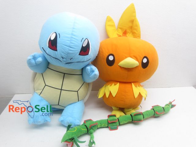 Lot 31-9211 - 3pc Pokemon Plush Toys