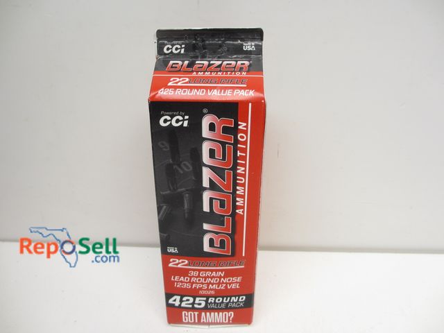 Lot 31-6417 - (425) Blazer cci .22LR Bulk Pack Ammo 38gr