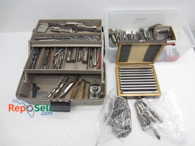Lot 31-9583 - Lot of Hand Tools, Small Tool Box, Bits, Tap &amp; Die, etc.