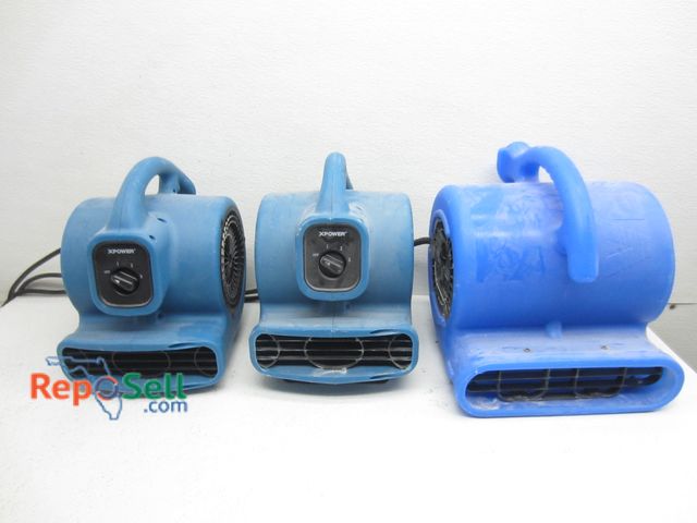 Lot 31-1258 - (3) Air Movers: (1) B-Air VP-25 And (2) XPower P-80A - All Power On