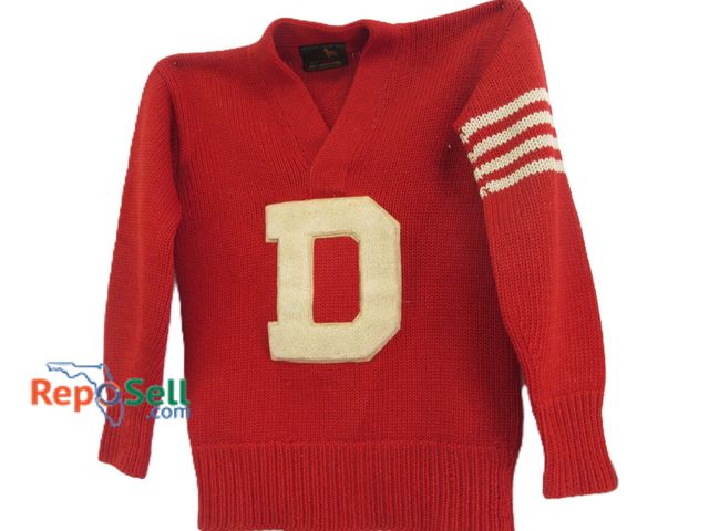 Lot 31-1218 - Vintage Original 1950's/60's Era Varsity Letterman Sweater; Wool; 25"L (No size)