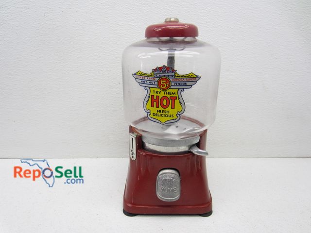 Lot 31-1155 - Silver King 5 cent Nut Vending Machine (no key)