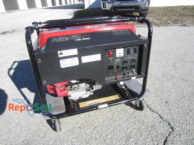 Lot 31-3146 - Wen Power Gas Generator 13 HP 5500 Watt - Ran When Tested