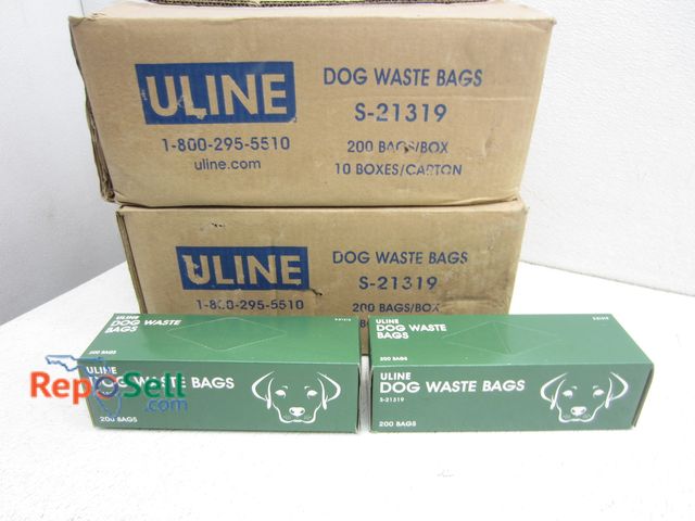 Lot 31-6464 - (15) Uline Boxes Dog Waste Bags, (200) Bags Per Box