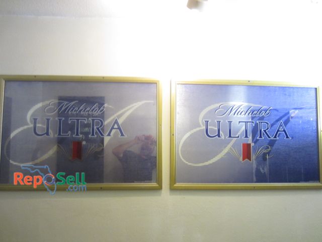 Lot 31-2023 - (2) Michelob Ultra Frame Signs, 2008, 38x26 - Screwed to Wall - BUYER MUST REMOVE/BRING TOOLS