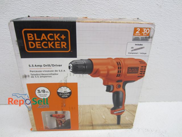 Lot 31-5166 - Black &amp; Decker 5.5amp Drill/Driver #DR260C