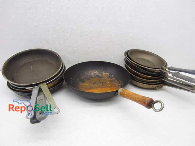 Lot 31-4480 - (12) Commercial Skillets: Regal, Tramontina &amp; Scoware - Various Sizes