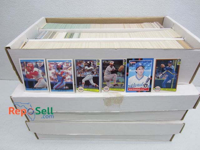 Lot 31-5234 - (3) Boxes Assorted Sports Cards, Mostly Baseball: Minor Stars, Commons, etc.
