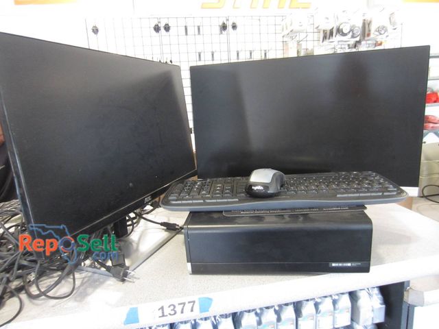 Lot 31-1377 - HP ProDesk 400 G4 Desktop With Intel Core i5 Processor. Includes Two Monitors (One HP And One AOC), ...