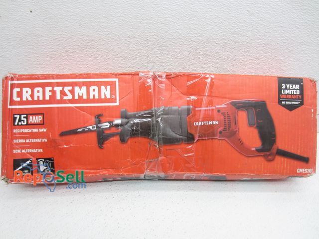Lot 31-5138 - New Craftsman 7.5 AMP Reciprocating Saw #CMES300 - Some Box Damage
