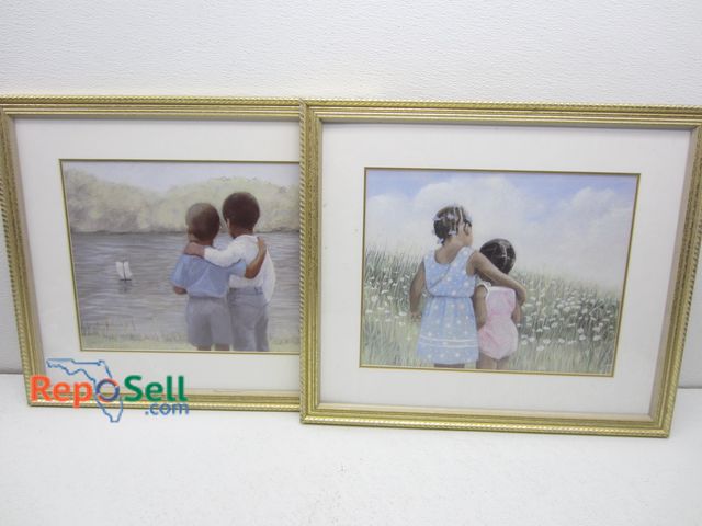 Lot 31-5252 - (2) Framed Art 21"x18" Each