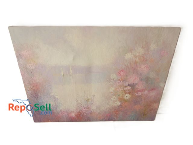 Lot 31-2127 - Stretched Original Art by Yoli 4' x 3'