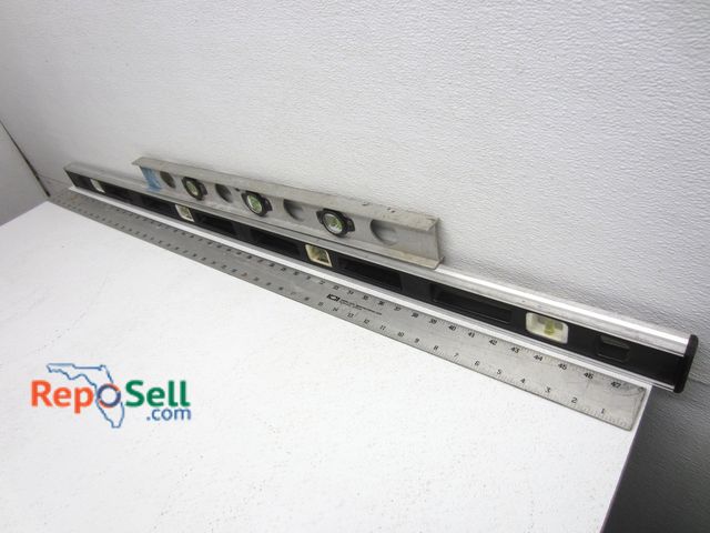 Lot 31-5068 - (2) Levels And 4' Ruler