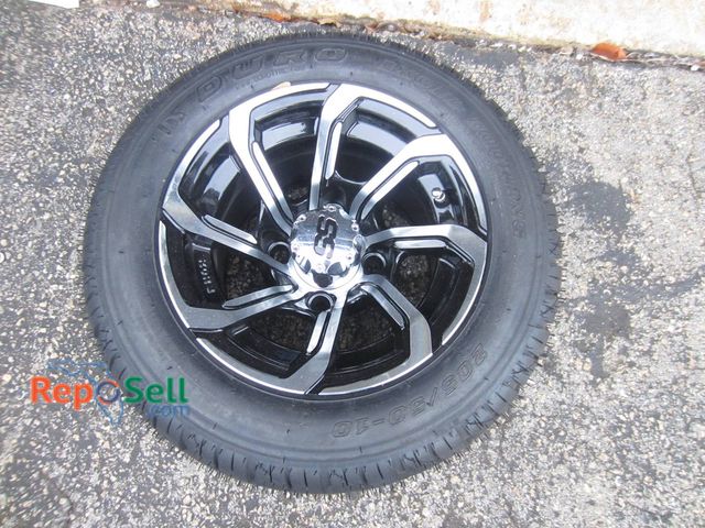Lot 31-1262 - (1) New DURO Eagle GA Golf Cart Tire 205/50-10 With SS Chrome/Black Wheel