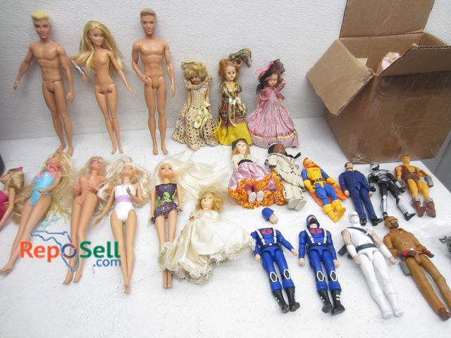 Lot 31-6096 - Lot Of Toys, Some Vintage: Spider-Man, GI Joes, Barbie etc
