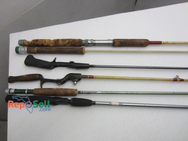 Lot 31-9328 - (6) Fishing/Fly Fishing Poles - Shakespeare, etc.