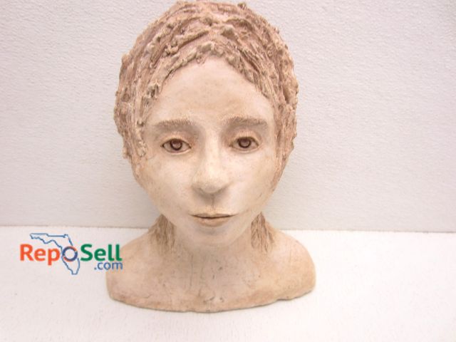 Lot 31-3208 - Hand Sculpted Young Girl Bust Signed