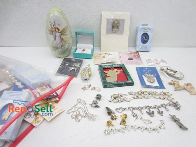 Lot 31-5330 - Angel Collection: Jewelry, Decor, Pins, etc. - New and Preowned