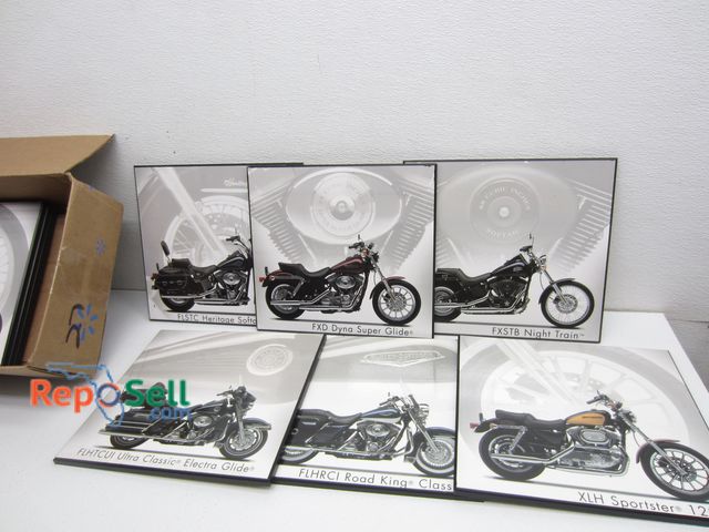 Lot 31-8565 - (10) Harley Art 12"x11"