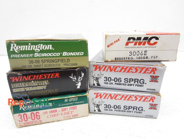 Lot 31-5259 - 110 rounds of .30-06 Ammunition
