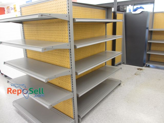 Lot 31-3069 - Double Sided Peg Board w/End Cap, 54"H