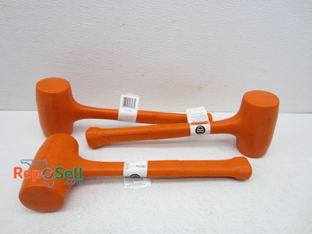 Lot 31-3347 - (3) Stanley Dead Blow Uni Cast Mallets: All 42 oz