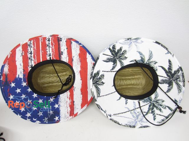 Lot 31-5291 - (2) New Straw Lifeguard Hats