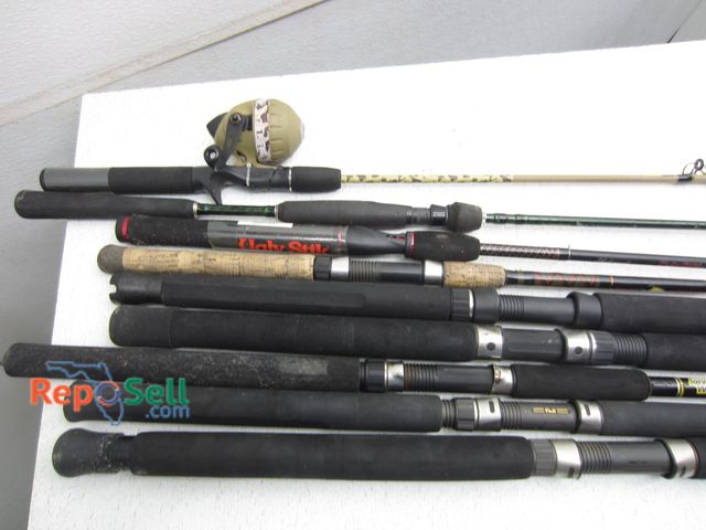 Lot 31-6179 - (9) Rods And (1) Reel: Zebco, Ugly Stick, Shimano etc