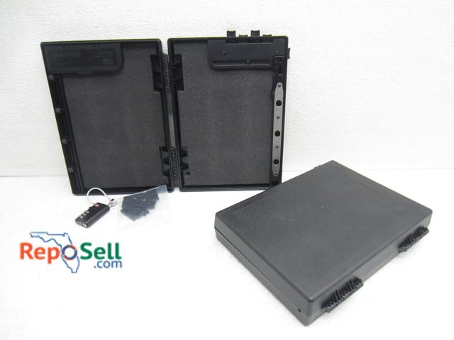 Lot 31-7149 - (2) Stop Box Pro Gun lock boxes - manual locking (Code Provided)