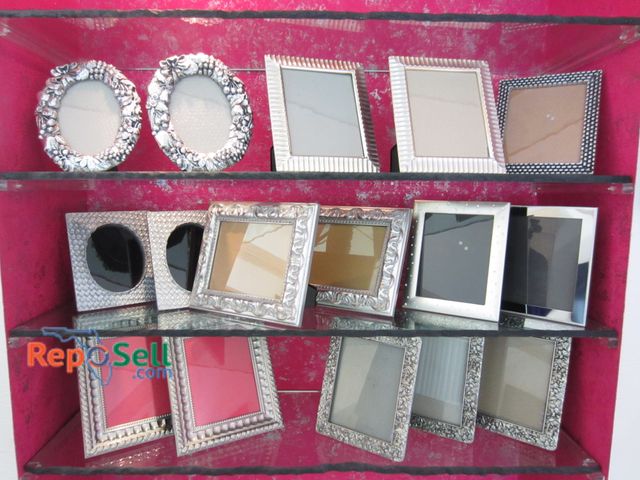 Lot 31-1213 - (16) Silver Tone Picture Frames