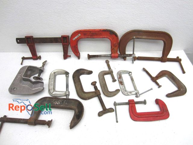 Lot 31-6347 - Lot Of (11) Clamps, Assorted Sizes And Styles