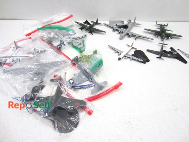 Lot 31-9228 - (13) Metal Military Model Airplanes
