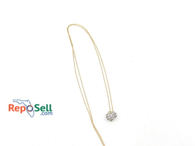 Lot 31-9013 - 14K Yellow Gold Bead Necklace (very light) 1.05g total