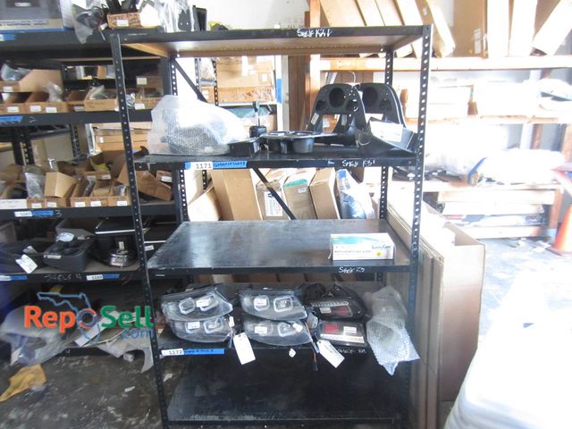 Lot 31-1173 - Black Metal 5-Tier Shelf Unit, NO Contents Included **Pick up Thurs 67" x 42 x 24