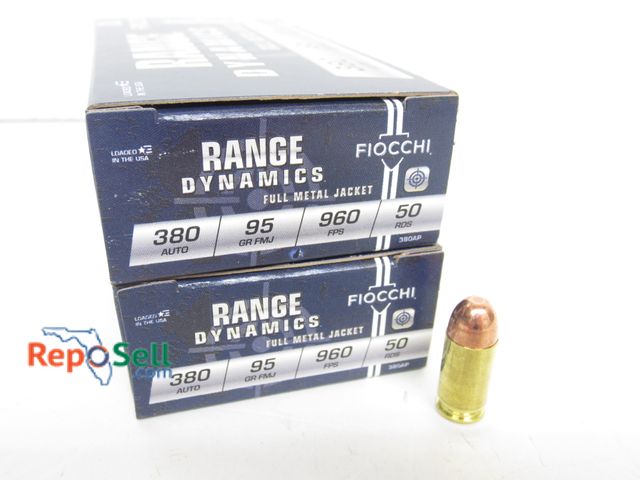 Lot 31-5282 - 100 rounds of .380 Auto 95gr FMJ