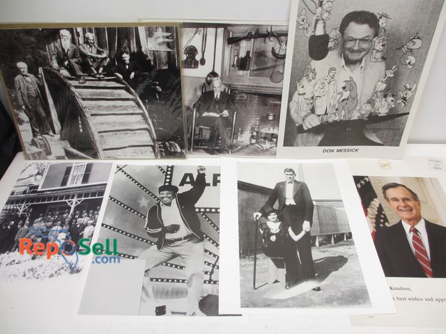 Lot 31-6044 - (7) Vintage Collectible Photos: Edison, Ford, Messick, Bush, etc.