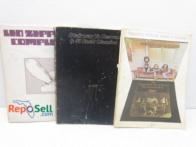 Lot 31-4523 - (3) Classic Rock Song Books