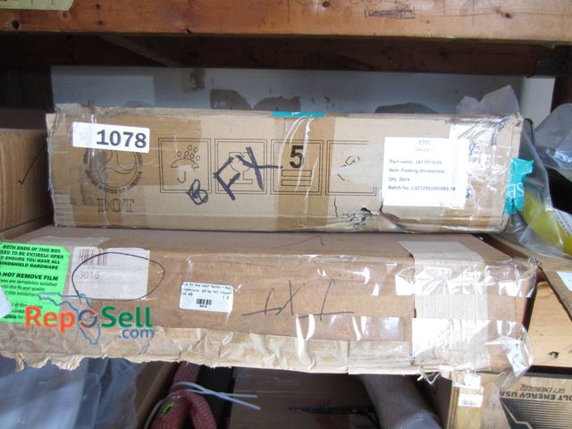 Lot 31-1078 - Epic Folding Windshield For EZ Go TXT Golf Cart, 2 Pieces, DH-B4-2, Part 3411013655