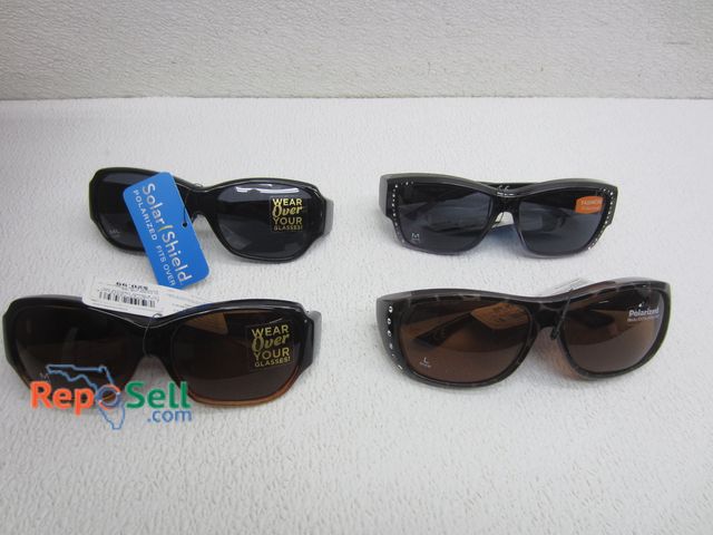 Lot 31-2306 - (50) Pair New Foster Grant Solar Shield Polarized Sunglasses - Assorted Styles, Fit Over Regular Gla...