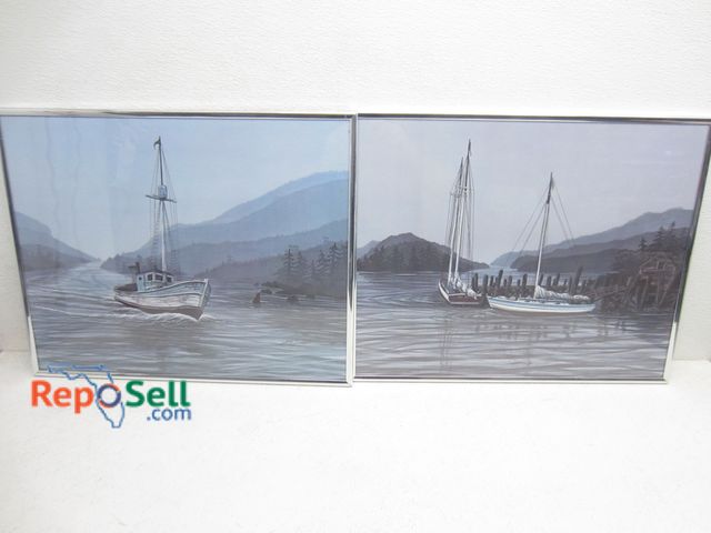 Lot 31-6339 - (2) Framed Prints By Anthony M. Bottanelle 20"x16"