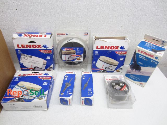 Lot 31-2302 - (15) Lenox Hole Saw Bits, Bi-Metal Feed Bits &amp; Arbors for Hole Saws