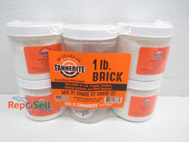 Lot 31-3280 - New Tannerite Kit: (4) 1 lb Targets, Catalyst, Mixing Container And Earplugs