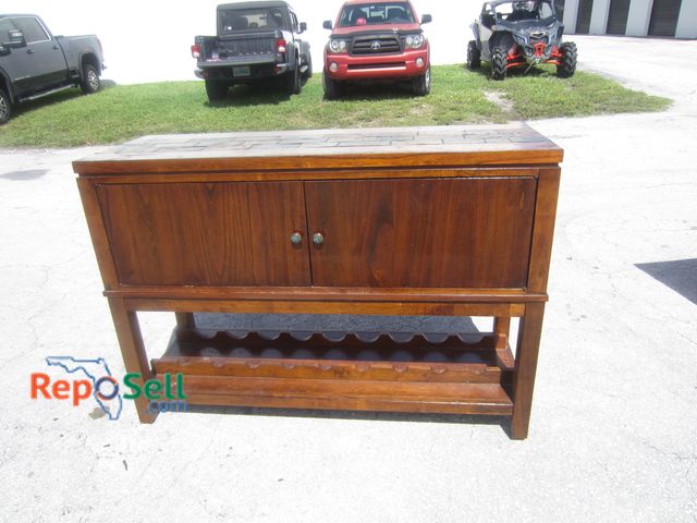 Lot 31-7074 - Wood Bar, 54x18,38"H - HEAVY/BRING LABOR