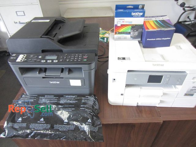 Lot 31-1311 - 2 Brother Printers: MFC-L2710DW Monochrome Laser & MFC-J4535DW Color Inkjet, With Supplies