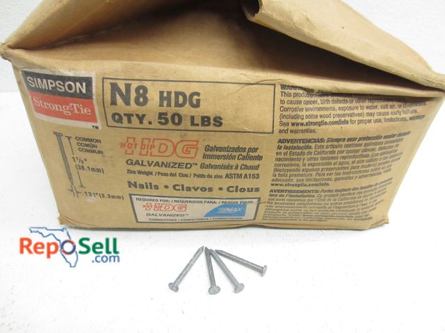 Lot 31-9102 - 50 lbs 8D 1 1/2" Simpson Strong Tie Nails