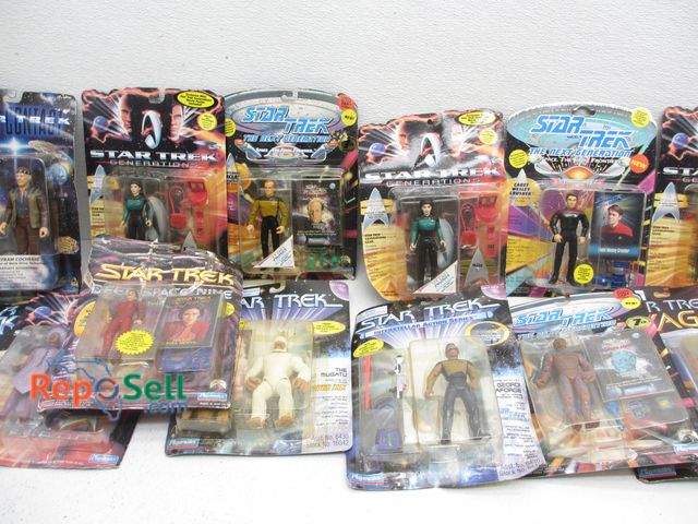 Lot 31-3184 - (13) Various 1990's Star Trek Figures in Original Pkg