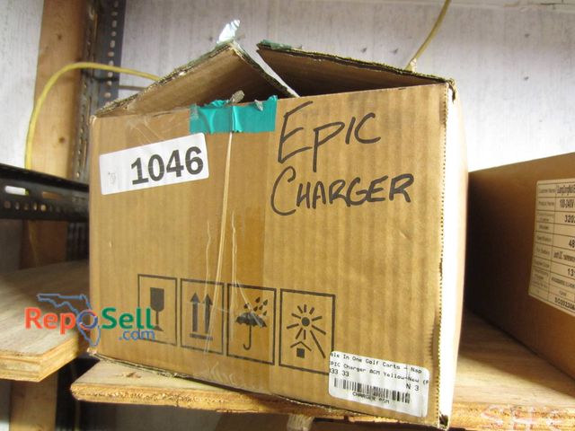 Lot 31-1046 - Epic Charger AGM Yellow For All In One Golf Carts New In Box