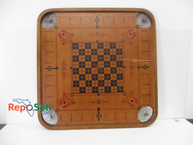 Lot 31-1067 - Multi-Game Board; Wood; 29" x 29"