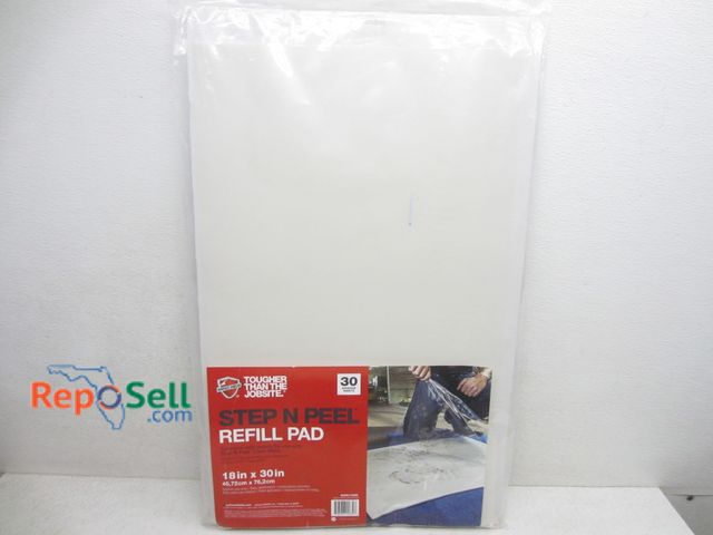 Lot 31-9048 - (30) new adhesive Step-N-Peel pad refill sheets, ea. 18" x 30"